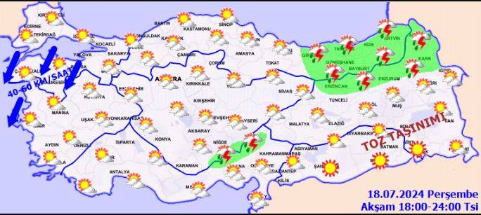 Samsun ve Ordu için uyarı! Aman bu saatlere dikkat 34